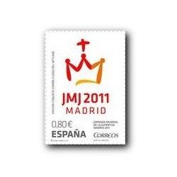 Sellos de España 2011. Jornada Mundial de la Juventud. **