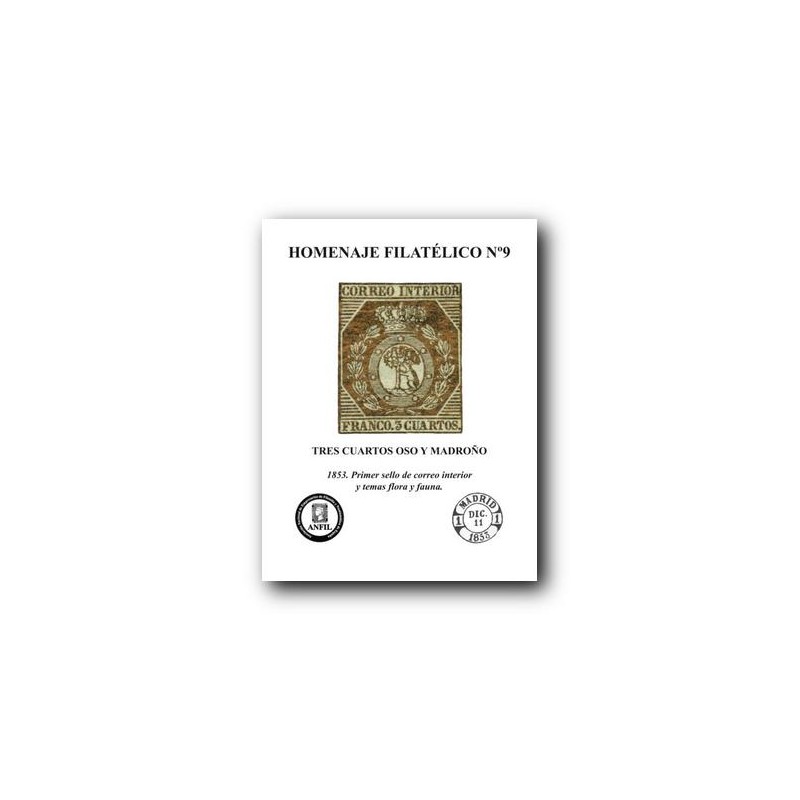 2013 Hoja Homenaje Filatelico (nº 9) Oso y Madroño