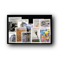 2012 Sellos de Andorra (Correo Español). Año Completo **