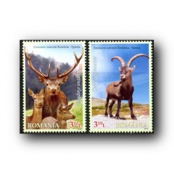 2012 Rumanía. Emisión conjunta con España. Fauna.