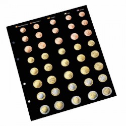 Álbum de Monedas Leuchtturm Optima Euro preimpreso (con hojas)