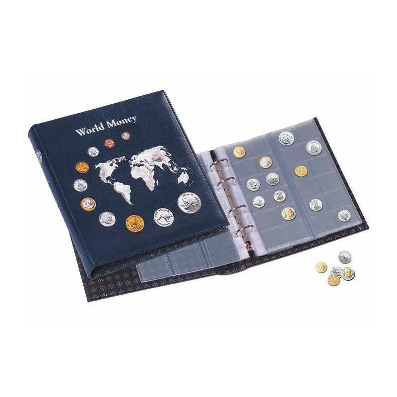 Álbum de Monedas Leuchtturm Optima World Money (con hojas)