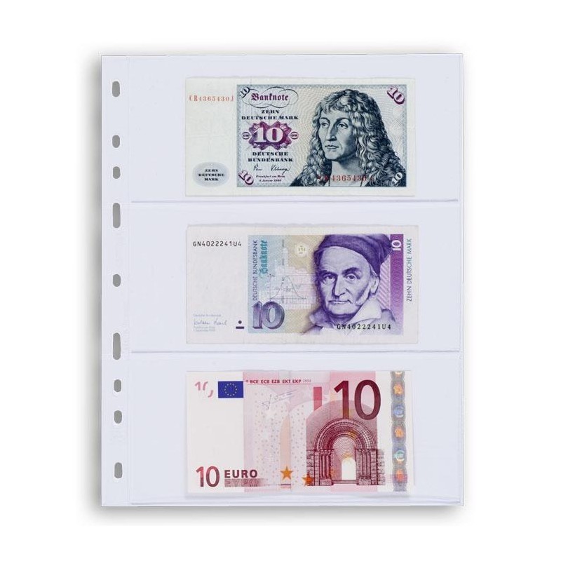 Hojas OPTIMA 3C para billetes (10 unds.)