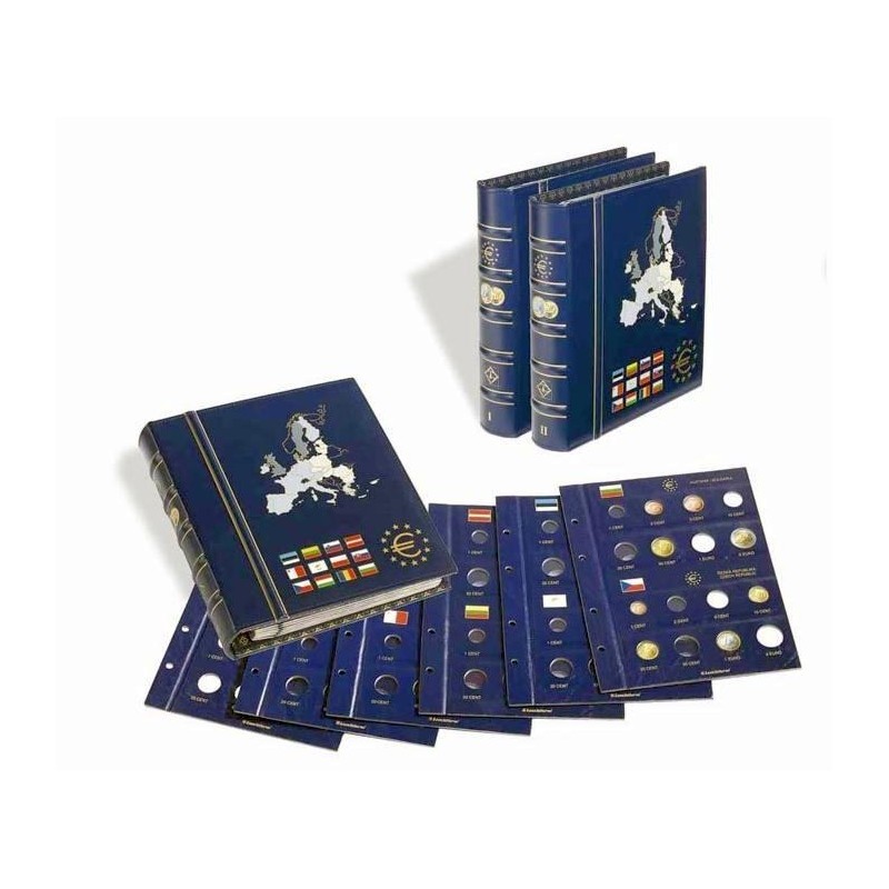 Álbum de Monedas Euro Vista 1 Leuchtturm (con hojas)