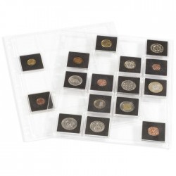 Hojas GRANDE ENCAP para monedas en cápsulas Quadrum (2 unds.)