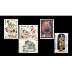 1989 Sellos de Andorra (Correo Español). Año Completo **