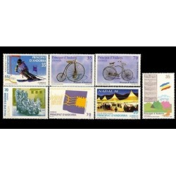 1998 Sellos de Andorra (Correo Español). Año Completo **