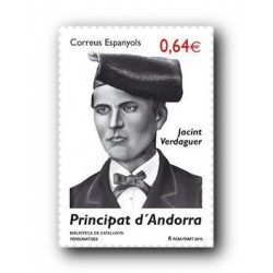 2010 Sellos Andorra Español. (Edifil 373). Jacinto Verdaguer **