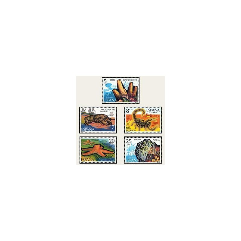 1979 España. Fauna. Invertebrados. Edif. 2531/35 **