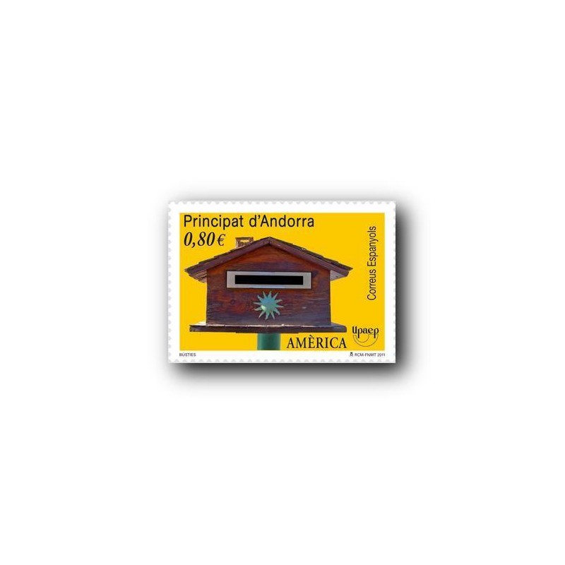 2011 Sellos Andorra Español. (Edifil 388). Valores Cívicos **