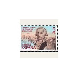 1979 Sellos de España. Defensa Naval de Tenerife. **