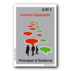 2012 Sellos Andorra Español. (Edifil 396-7). Arte **