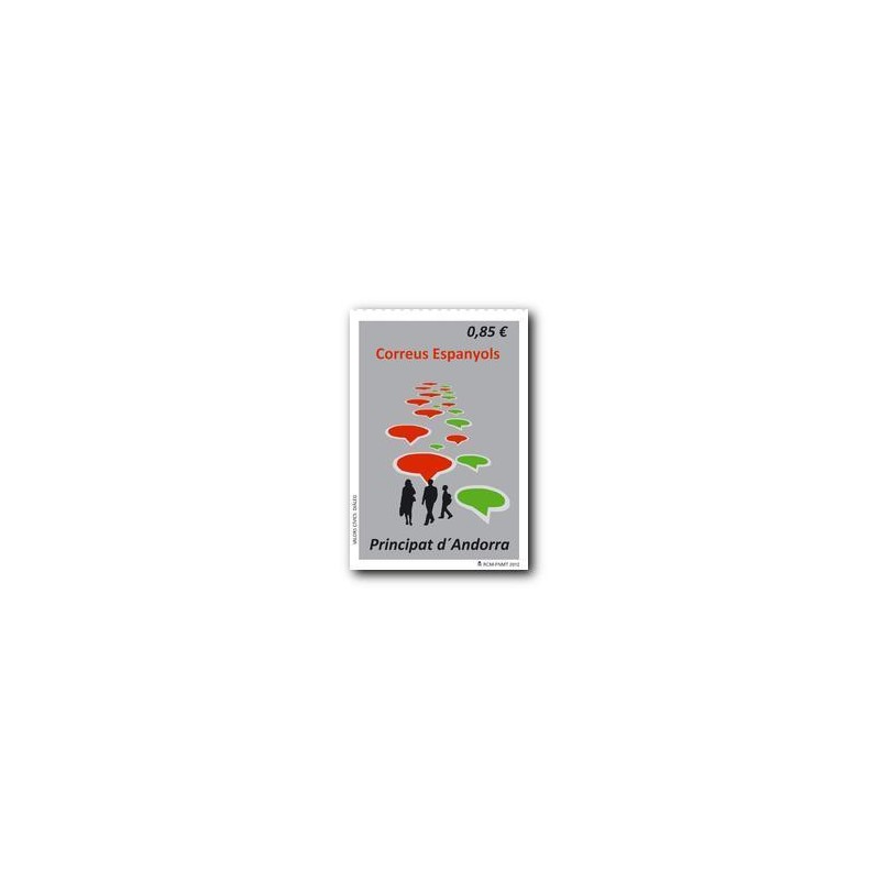 2012 Sellos Andorra Español. (Edifil 396-7). Arte **