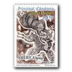 2012 Sellos Andorra Español. (Edifil 398). Valores Cívicos **