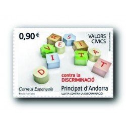 2013 Sellos Andorra Español. (Edifil 408). Correspondencia Epistolar **