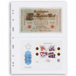 Hojas GRANDE 3C Leuchtturm para Billetes (5 unds.)