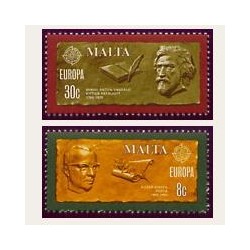 1980 Malta. Europa CEPT (Yver.603/04) **