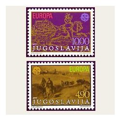 1979 Yugoslavia. Europa CEPT (Yver.1663/64) **