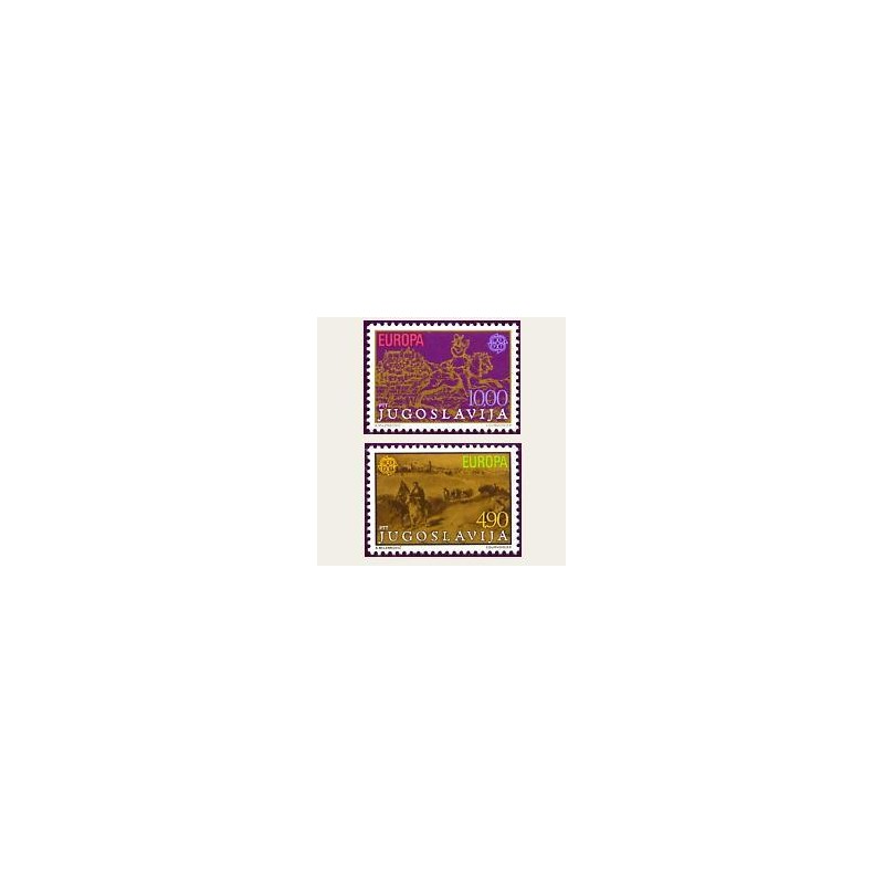1979 Yugoslavia. Europa CEPT (Yver.1663/64) **