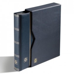 Clasificador de sellos Leuchtturm Piel con Cajetin 32 Hojas (64 pgs.)