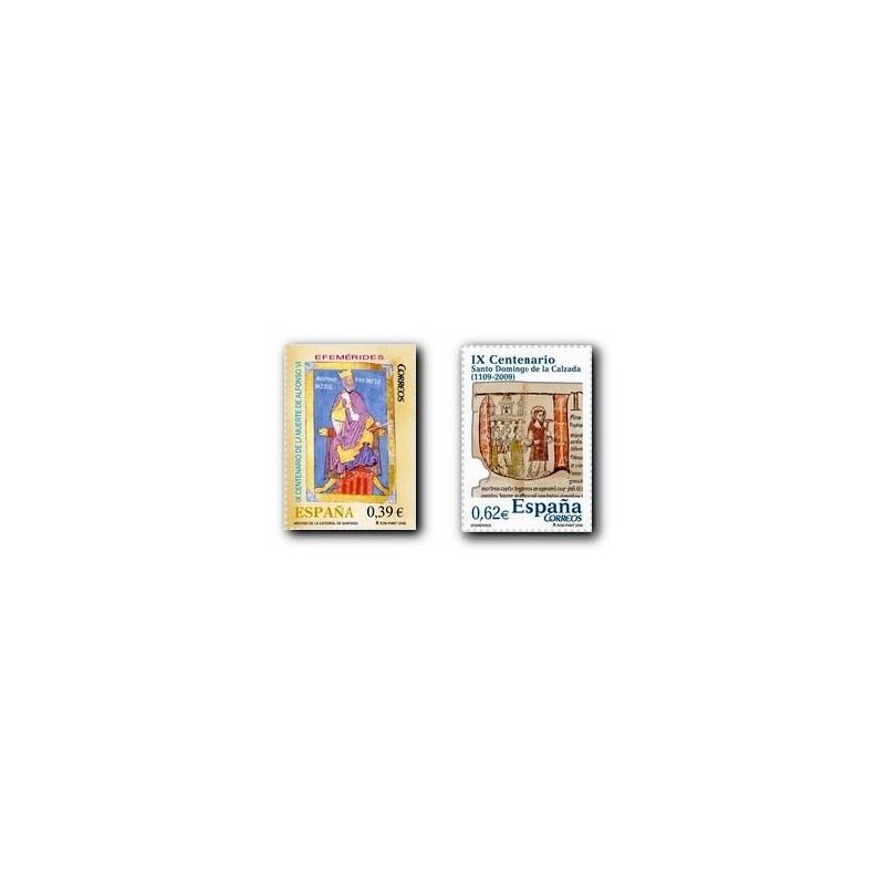 2009 Sellos de España. Efemérides. (Edif. 4487/88)**