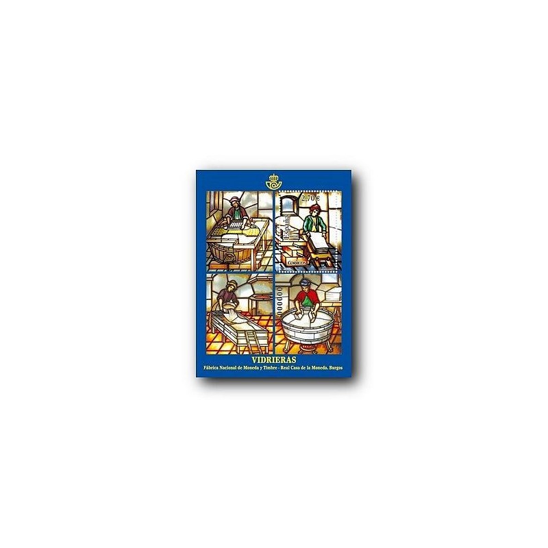 2009 Sellos de España. Vidrieras. FNMT. (Edif. 4491)**