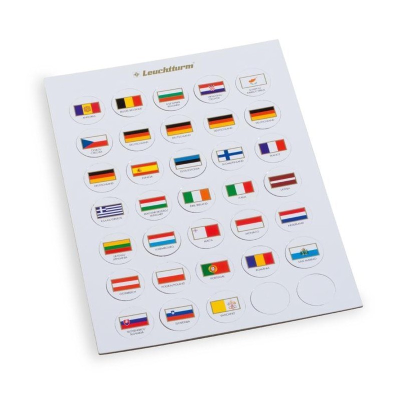 Fichas de bandera de cartón para caps 26