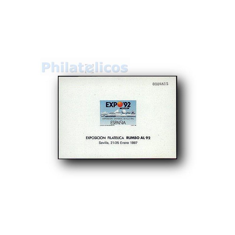 1987 Prueba Oficial 11. Exp. Universal de Sevilla Expo´92. (Edifil 11)