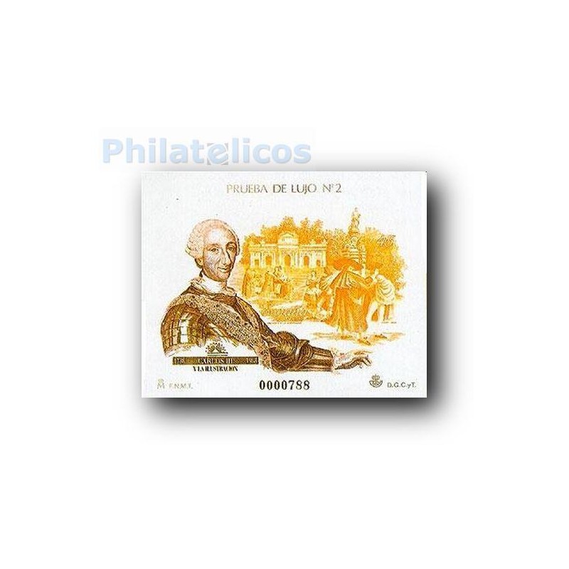 1988 Prueba Lujo 2. Carlos III y La Ilustración