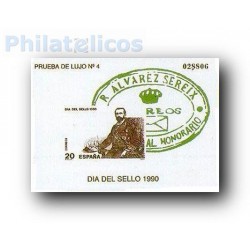 1990 Prueba Lujo 4. Día del Sello