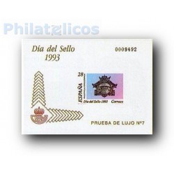 1993 Prueba Lujo 7. Día del Sello. Buzones