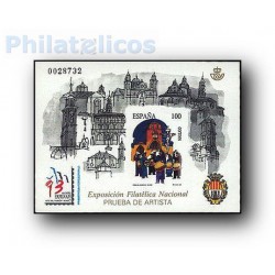 1993 Prueba Oficial. Exposición Filatélica Nacional EXFILNA´93