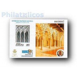 1999 Prueba Lujo 15. Exposición Filatélica Nacional Exfilna´99