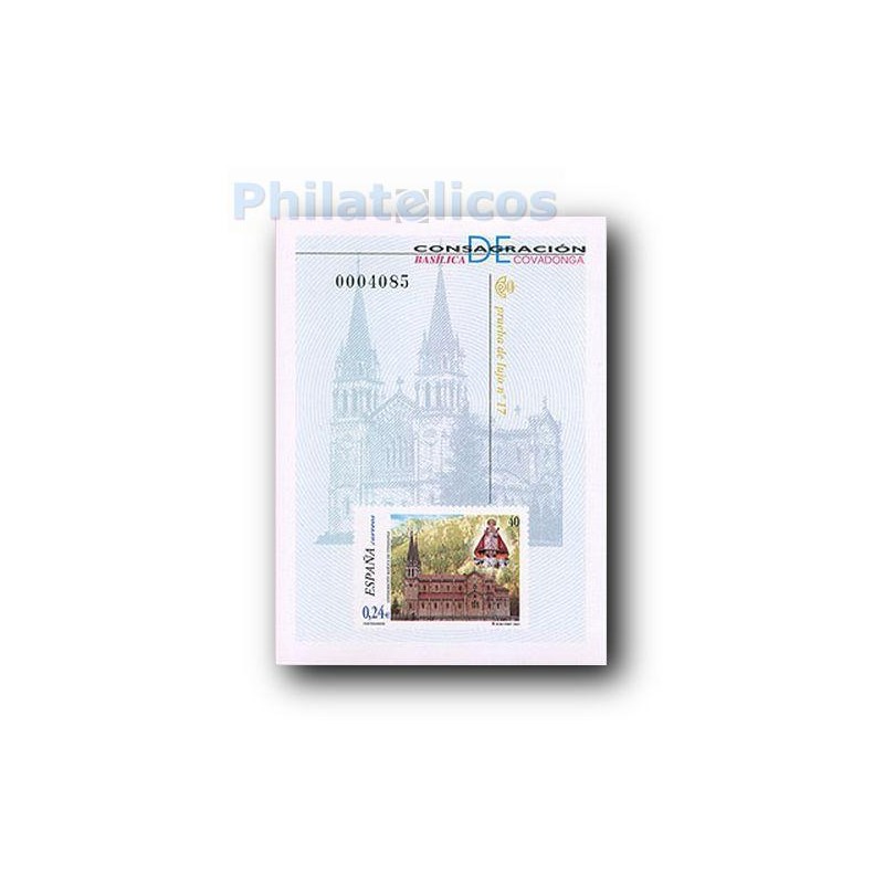 2001 Prueba Lujo 17. Consagración de la Basílica de Covadonga