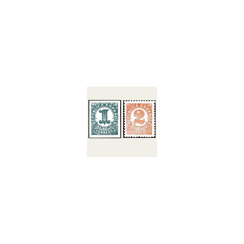 1933 Cifras. Edif.677/78 **