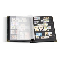 Clasificador de sellos Leuchtturm COMFORT DELUXE 64 páginas negras