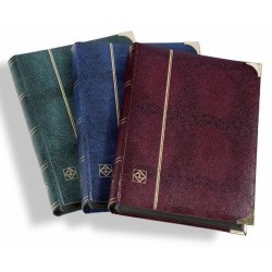 Clasificador de sellos Leuchtturm COMFORT DELUXE 64 páginas negras