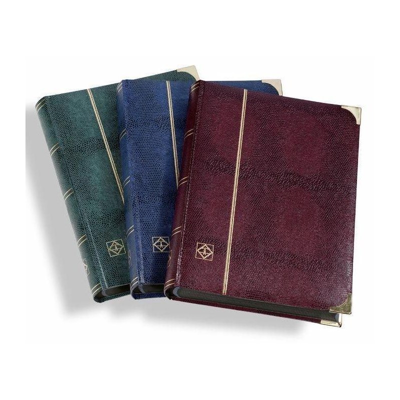 Clasificador de sellos Leuchtturm COMFORT DELUXE 64 páginas negras