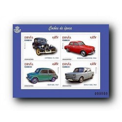 2012 Sellos de España (4725). Coches de Época.