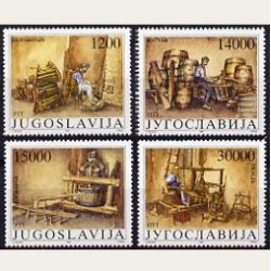 1989 Yugoslavia. Antiguos Oficios. Yvert.2255/58 **