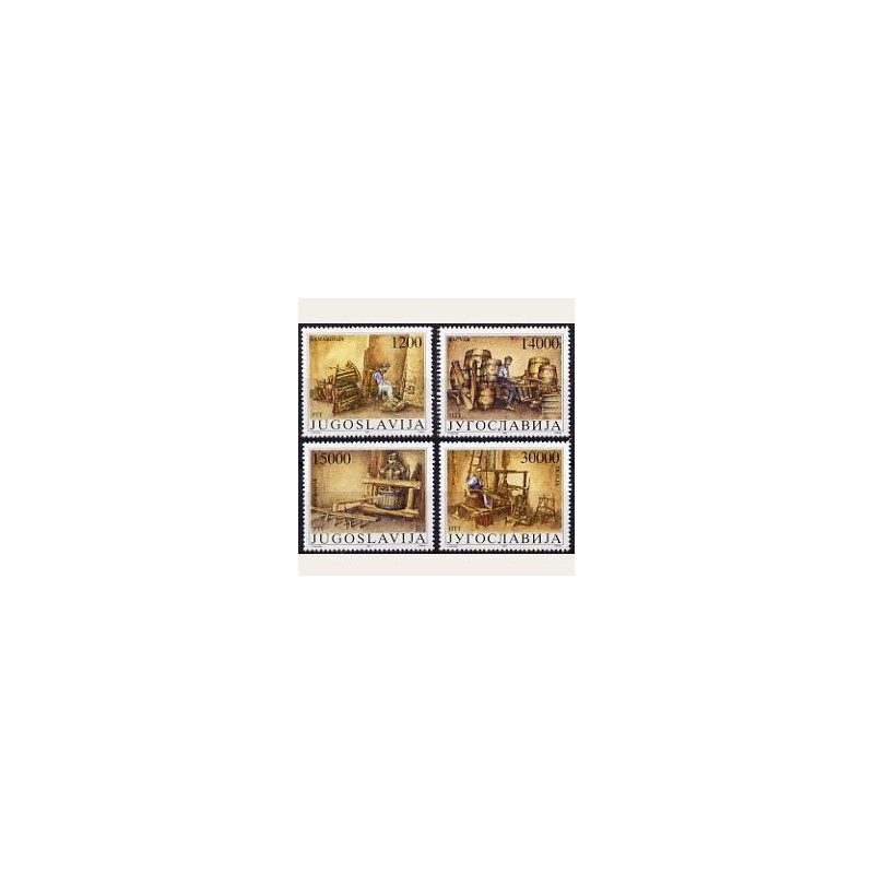 1989 Yugoslavia. Antiguos Oficios. Yvert.2255/58 **