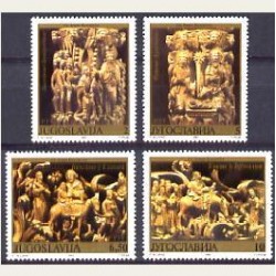 1990 Yugoslavia. Esculturas Religiosas. Yvert.2324/27 **