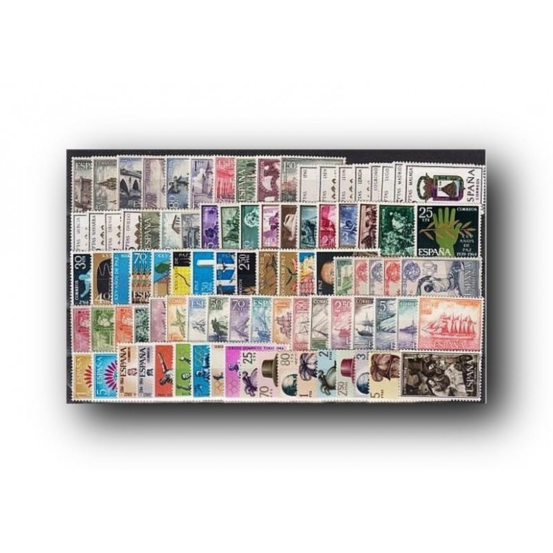 Sellos de España 1964 año completo