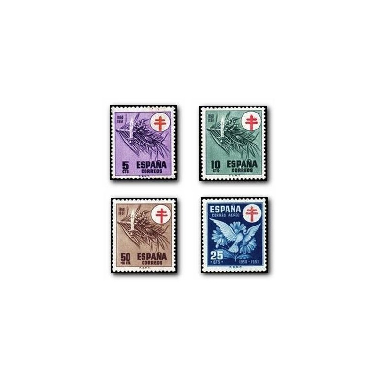 1950 España. Pro-Tuberculosis. (Edif. 1084/87) **