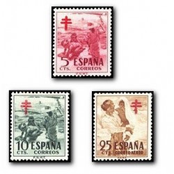 1951 España. Pro Tuberculosis. (Edif. 1103/05)**