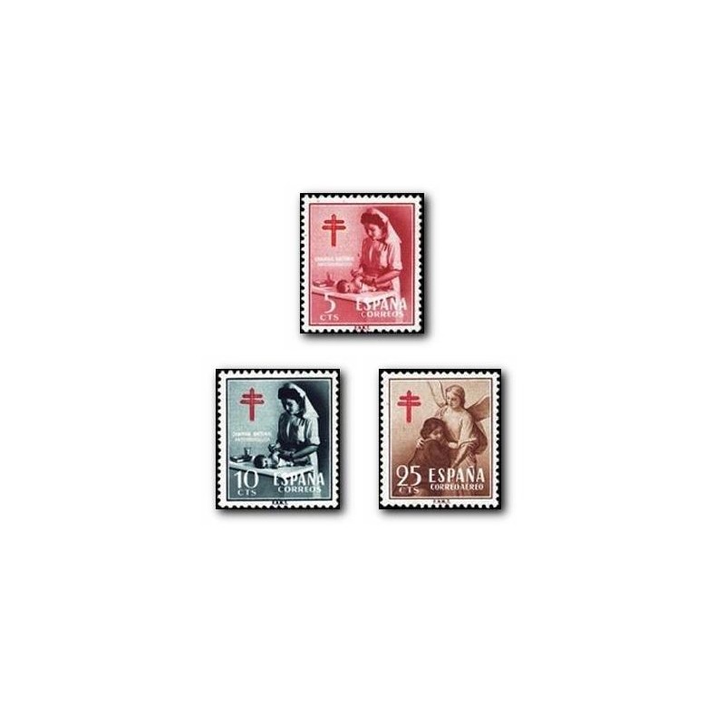 1953 España. Pro Tuberculosis. (Edif. 1121/23)**