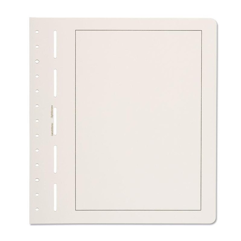 Hojas Leuchtturm para álbumes de sellos (en blanco)