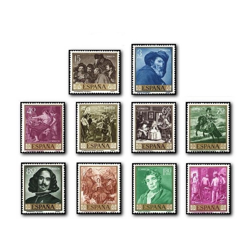 1959 España. Diego Velázquez (Edif. 1238/47)**