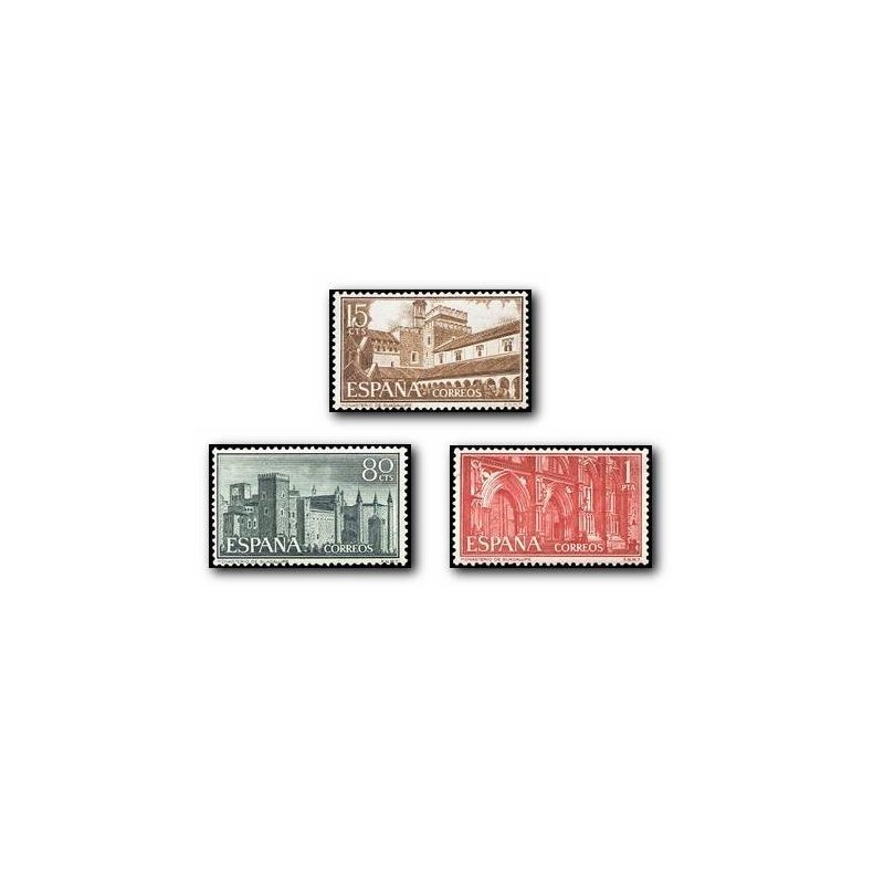 1959 España. Monasterio Ntra. Sra. de Guadalupe. (Edif. 1250/52)**