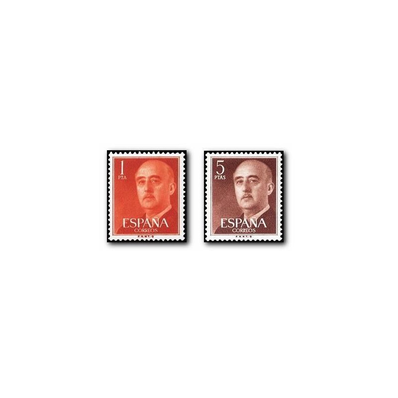 1960 España. General Franco. (Edif. 1290/91)**